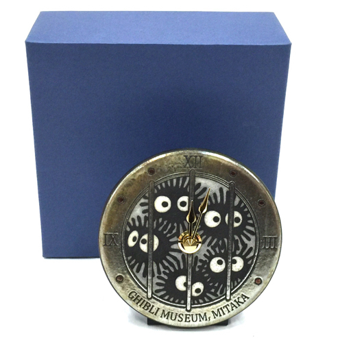 ジブリ美術館 クロスケ潜水窓 置き時計 クォーツ